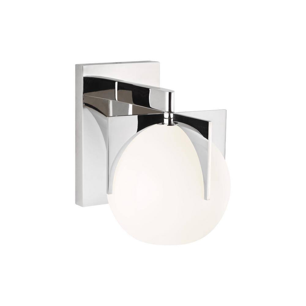 Kristoff Polished Nickel Single Light Dimmable Sconce