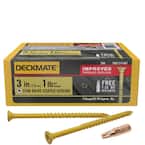 3 in. Tan Exterior Self-Starting Star Flat-Head Wood Deck Screws #9 (1 lb./73 pcs)