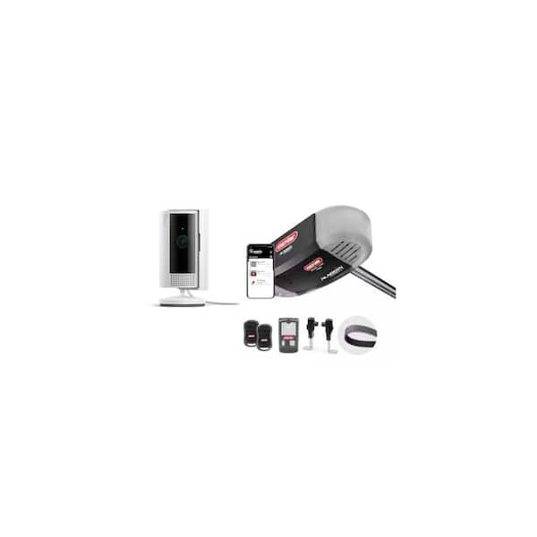 Indoor Cam (2nd Gen) & 3/4 HP Ultra-Quiet Belt Drive Smart Garage Door Opener Security Bundle