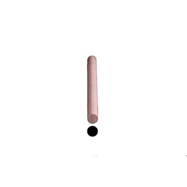 Alexandria Moulding 5/8 in. D x 5/8 in. W x 36 in. L Hardwood Round Dowel Moulding Pack (15-Pack)