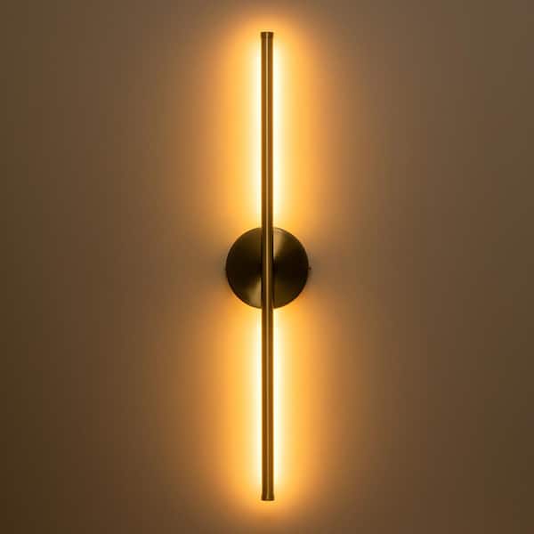EIDISUNY Led Wall Light Indoor, Modern Simple LED Black Wall Light, Modern Led Linear Wall Sconce, Wall Lamp For Bedroom LivingRoom Corridor Mirror Vanity Wall Light Fixtures – 28W Neutral Light 4000K - View #3