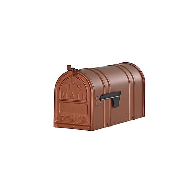 Postal PRO Carlton Post Mount Mailbox Copper