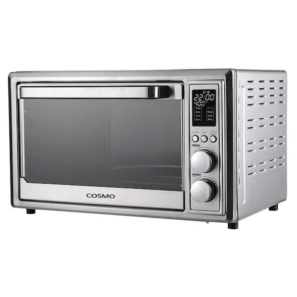 Cosori Smart New Air Fryer Toaster Oven, 32 Quart Large, Stainless Steel,  Black