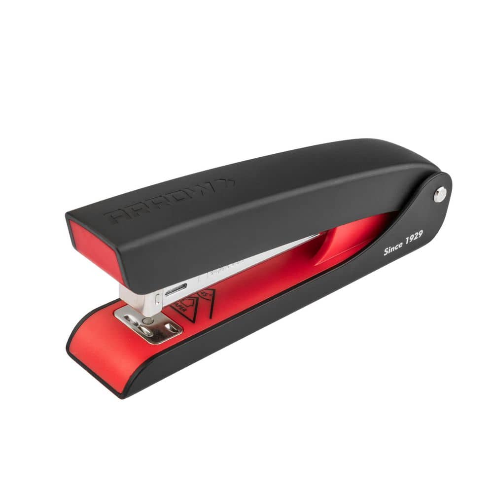 Arrow Full-Size Desktop Stapler, 25-Sheet, w/420 Staples & Alignment Guide-Office, Home, Classroom, Black/Red price history on PriceWatchPro