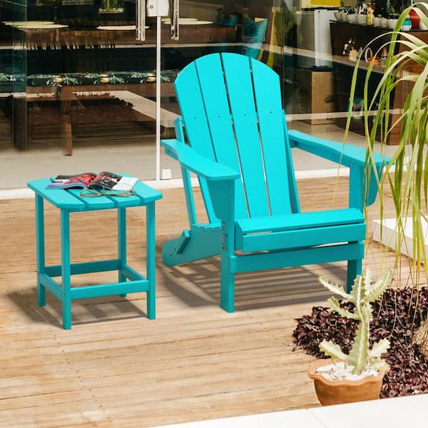 Outdoor side table for deals adirondack chairs