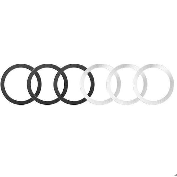 Magnetic Wireless Charging Magsafe Ring Ultra-Thin Magsafe Sticker Compatible iPhone Samsung Google Magsafe (6 Pieces)
