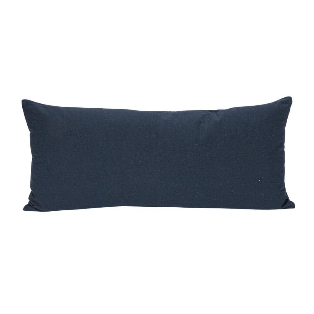 Tibetan Tiger Orange Cotton Velvet Lumbar Pillow
