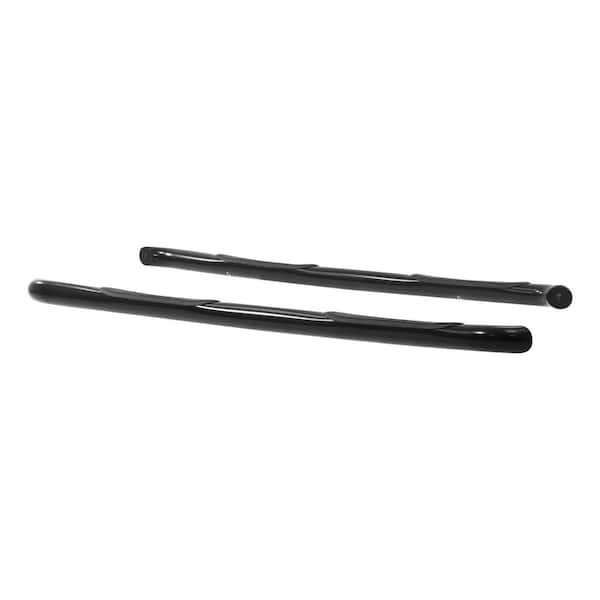 Aries 3-Inch Round Black Steel Nerf Bars, No-Drill, Select Dodge Durango
