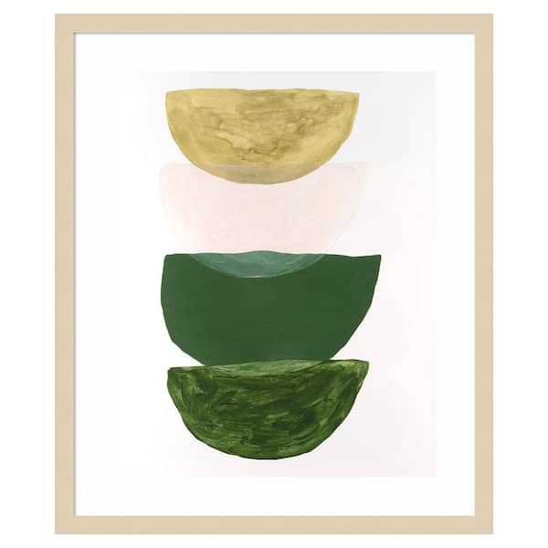 Amanti Art Living Spectrum IV by Michael Willett 21 in. W x 25 in. H. Wood Framed Wall Art Print Framed in Brown
