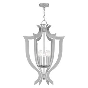 Westview 5-Light Polished Chrome Lantern Chandelier
