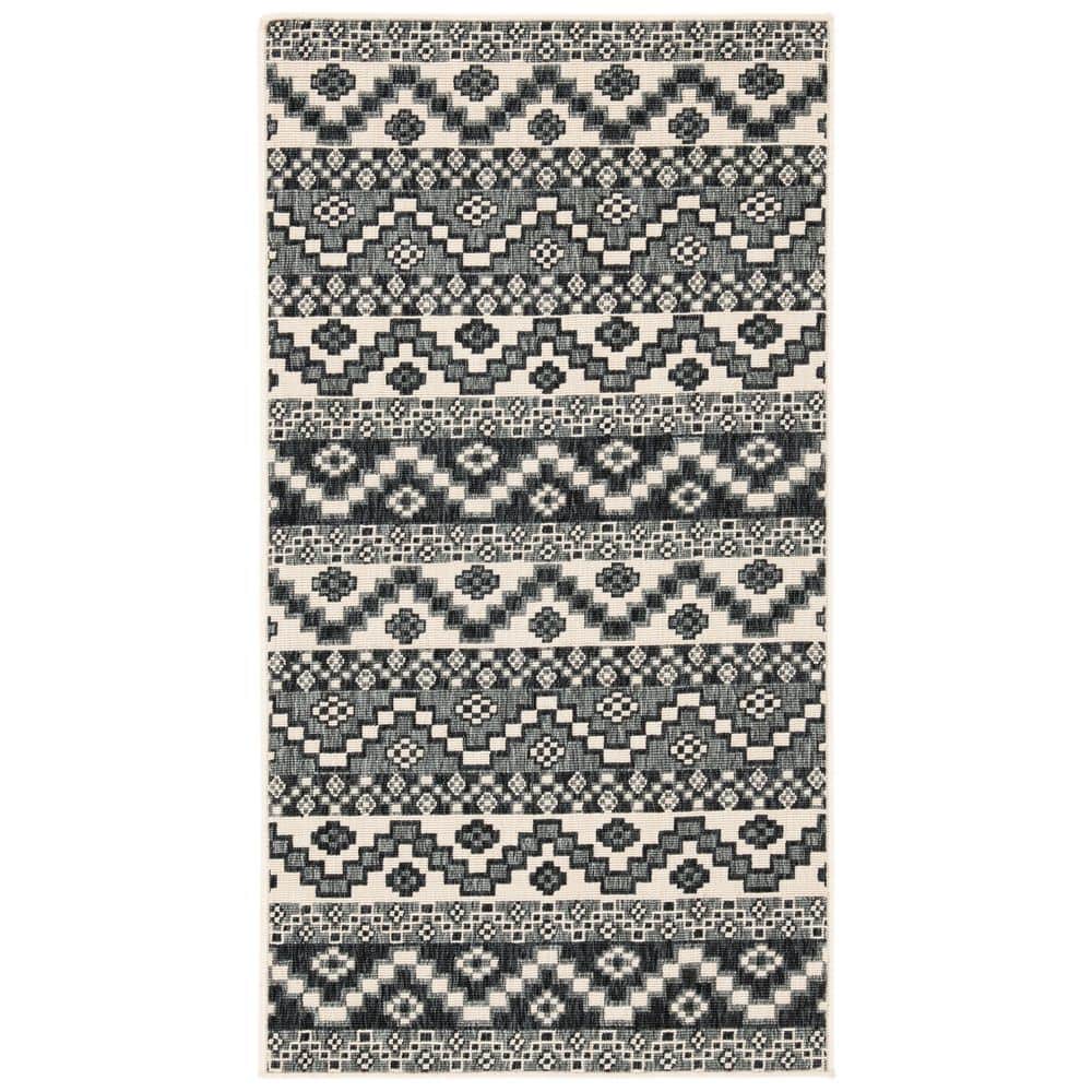 Veranda Beige/Gray 3 ft. x 5 ft. Aztec Tribal Indoor/Outdoor Area Rug price history on PriceWatchPro