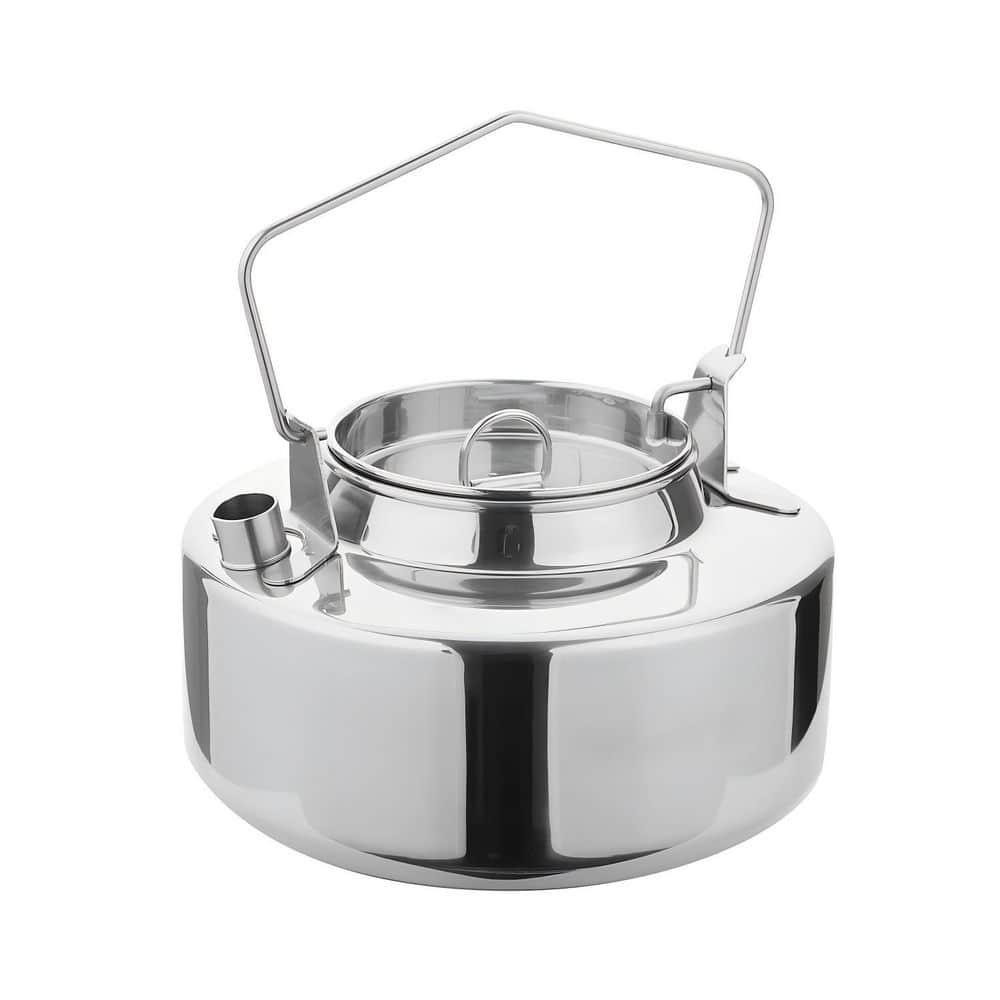 OGETFUUR 1.5 L. SUS 304 Stainless Steel Camping Kettle, Portable