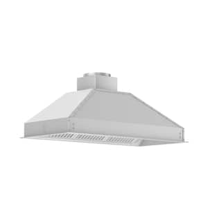 46 in. 700 CFM Ducted Range Hood Insert in Stainless Steel