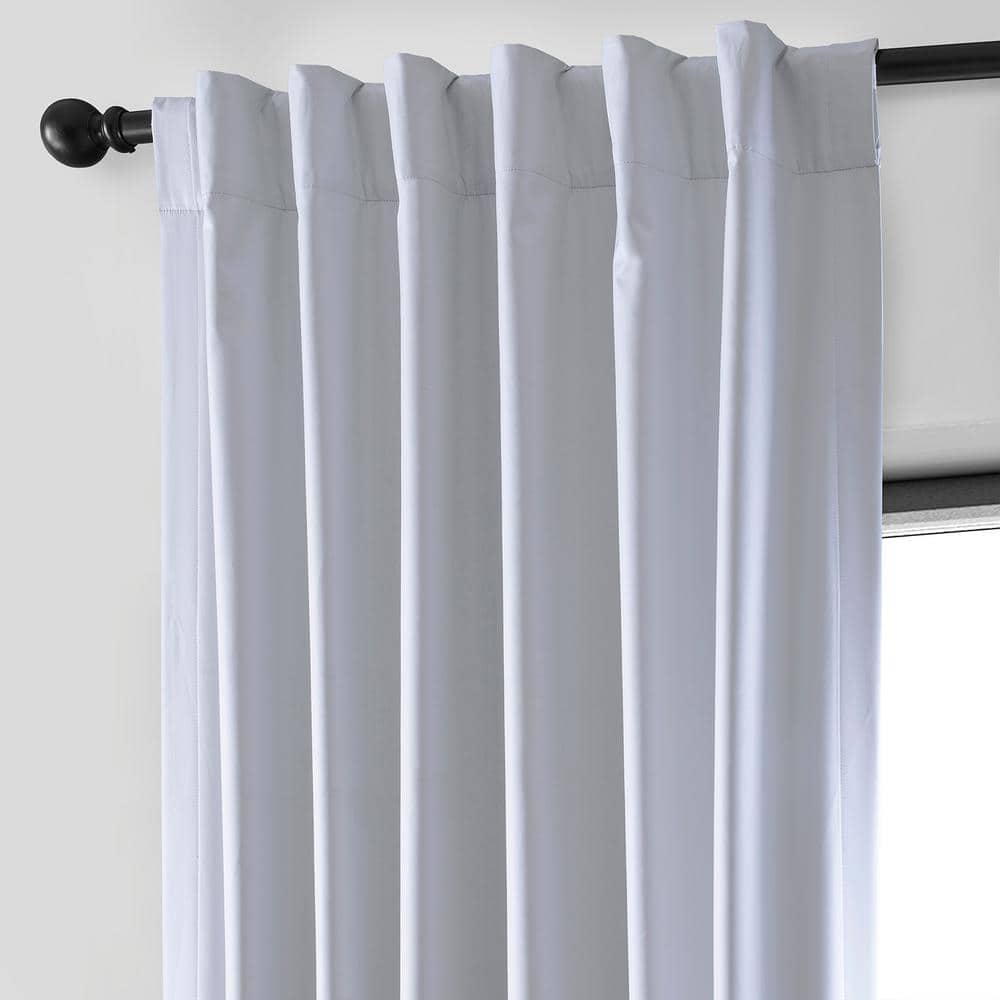 Off White Velvet Blackout Puddle Length Drapes