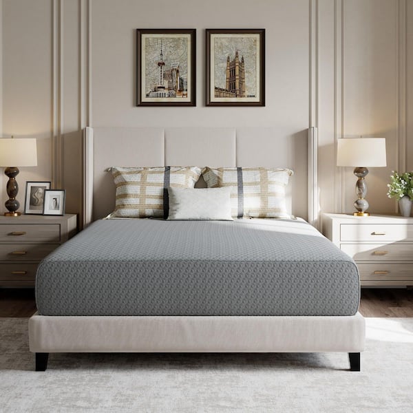 Full Size Medium Gel Memory Foam 12 in. Two-sided Mattress