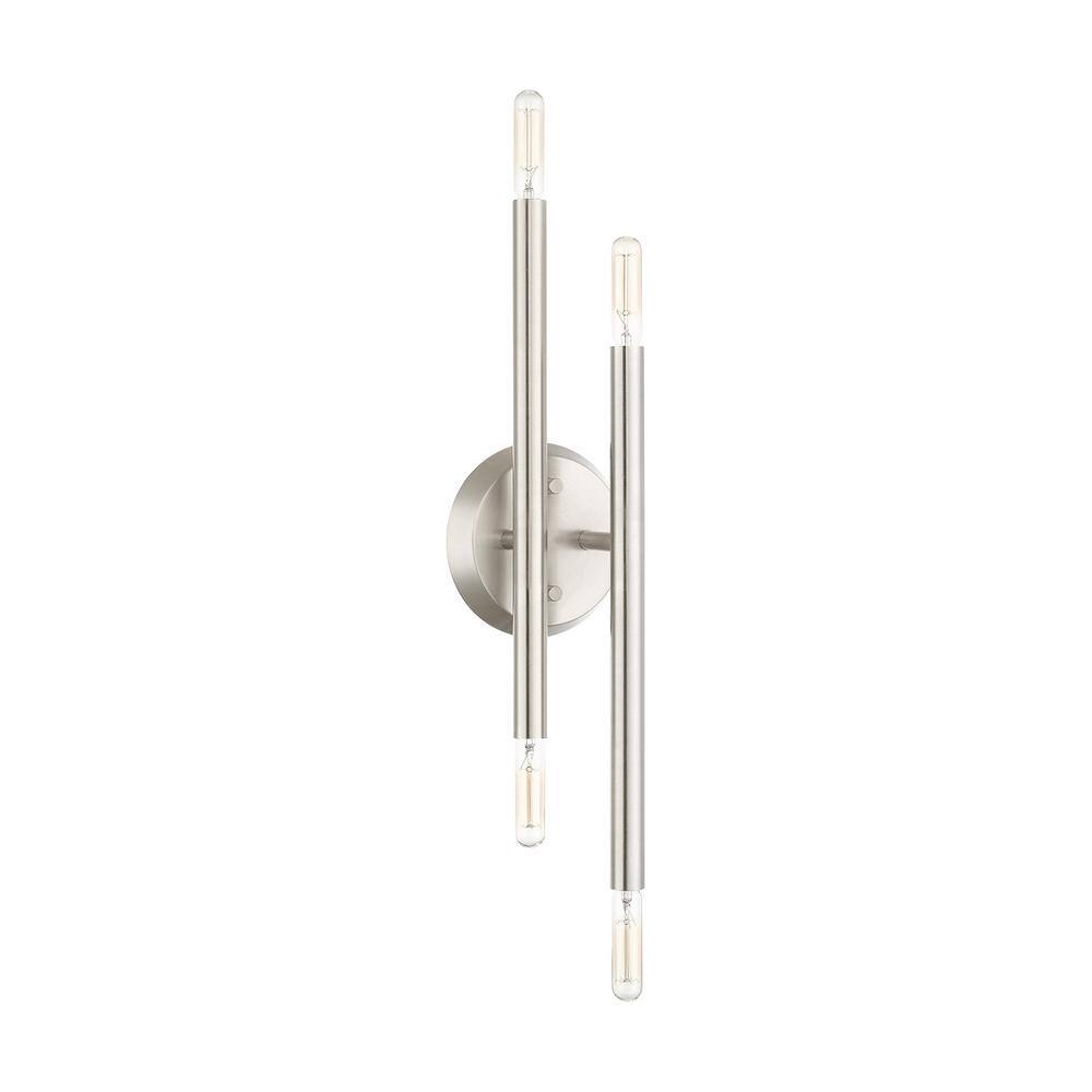 Soho Brushed Nickel 4-Light ADA Compliant Wall Sconce