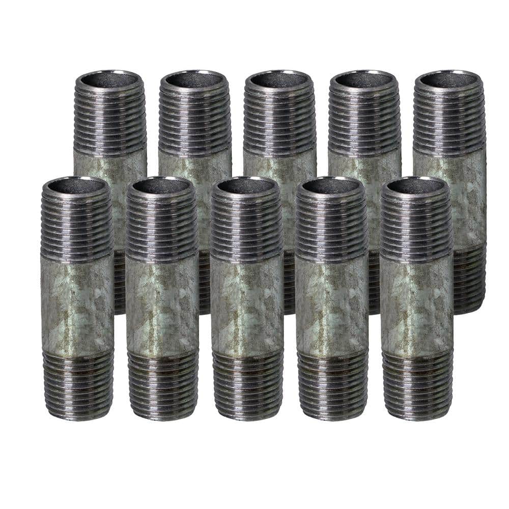 1/4 in. x 6 in. Galvanized Steel Nipple Pipe (10-Pack) price history on PriceWatchPro