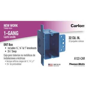 1-Gang 22 cu. in. PVC New Work ENT Electrical Box