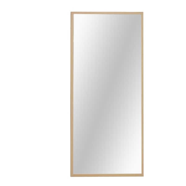 Unbranded 71 in. W x 31 in. H Framed Rectangular Full-Length Transparent Mirror for Living Room