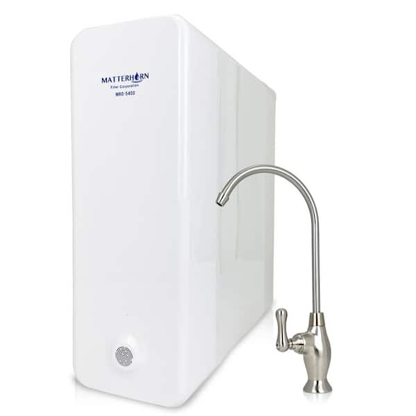 Matterhorn Tankless Reverse Osmosis Water Filtration System 400 GPD 2:1 Pure to Drain Ratio