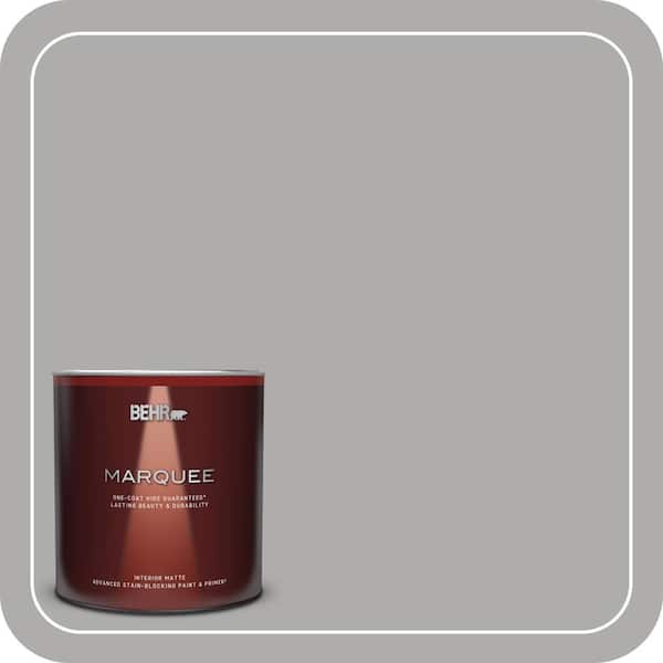 BEHR MARQUEE 1 qt. Home Decorators Collection #HDC-NT-27A Soft Pebble One-Coat Hide Matte Interior Paint & Primer