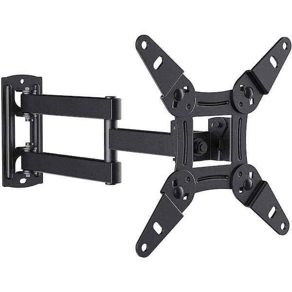 Vrbgify Full Motion Wall Mount TV Bracket for 13-42 in. Flat, LED, LCD, Curved Screen TVs Max VESA 200x200mm Holds Up to 44 lbs.