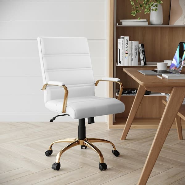 Flash Furniture Whitney High Back Faux Leather Swivel Ergonomic