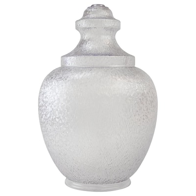 Acorn Series 66 Clear Polycarbonate Streetlamp Globe with 8 in. Fitter Neck - No Fixture Inlcuded