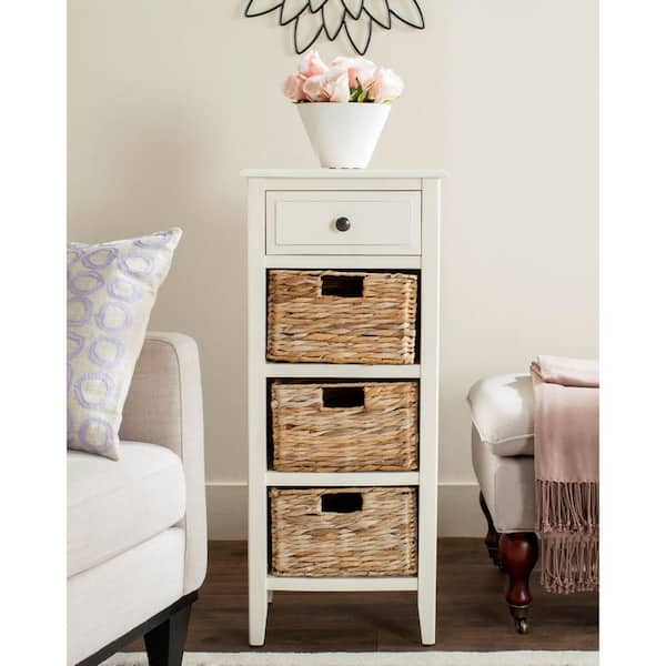 Michaela drawer side table outlet safavieh