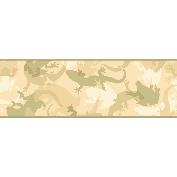 York Wallcoverings 6.75 in. Critter Camo Border - DISCONTINUED