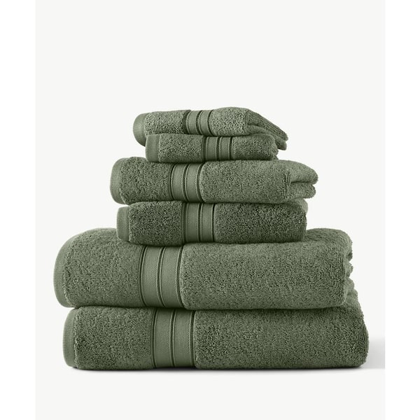 Olive cheap green towels