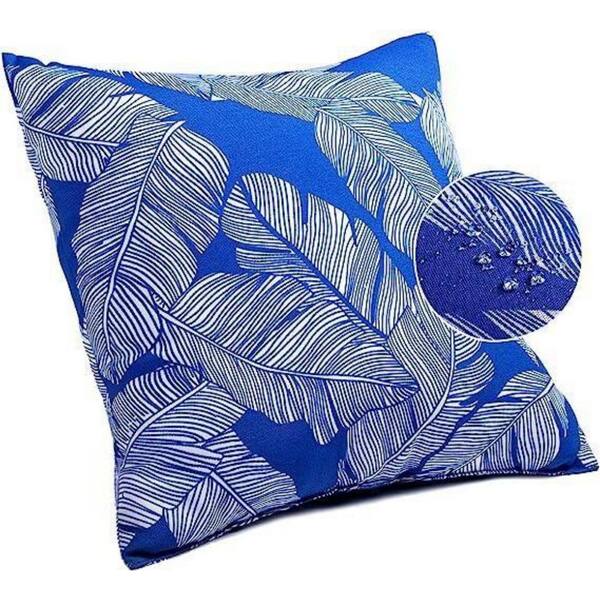 Cubilan 18 in. x 18 in. Outdoor Water Resistance Decorative Pillows with Inserts for Patio Furniture, Throw Pillow (Pack of 2)