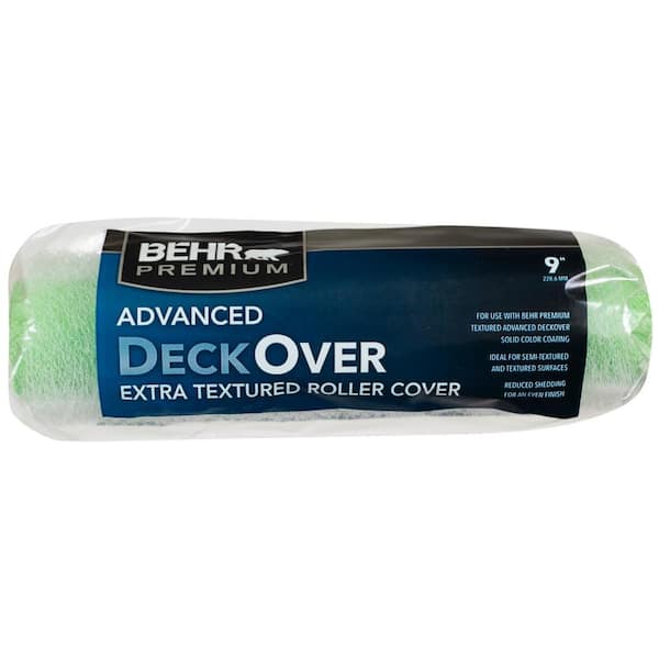 BEHR 9 in. x 1/2 in. Nap Extra Textured DeckOver Polyester Roller Cover