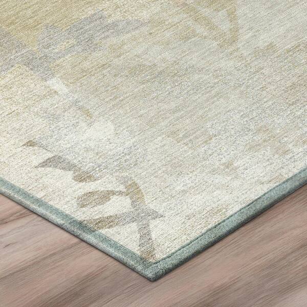 Chantille Machine Washable Indoor/Outdoor Abstract ACN2915 Ivory 3 ft. x 5 ft. Area Rug