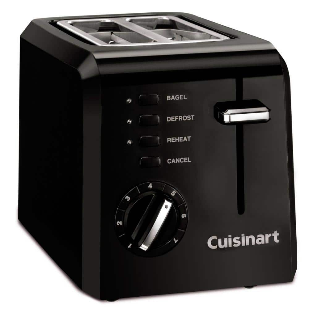 Commercial Chef CCT2201B - 2 Slice Toaster, Black