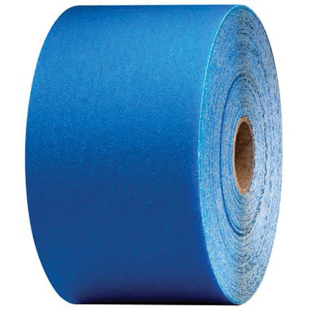 Stikit Blue Sandpaper Sheetroll - 40 Grade, 2-3/4 in. x 10 yd