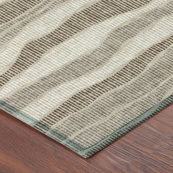 Chantille Machine Washable Indoor/Outdoor Abstract ACN2849 Beige 10 ft. x 14 ft. Area Rug