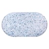 J&V TEXTILES Clear Mint Home 15 in. x 27 in. Non Skid Oval Bubble Bath Mat  in Clear 8552-CL - The Home Depot