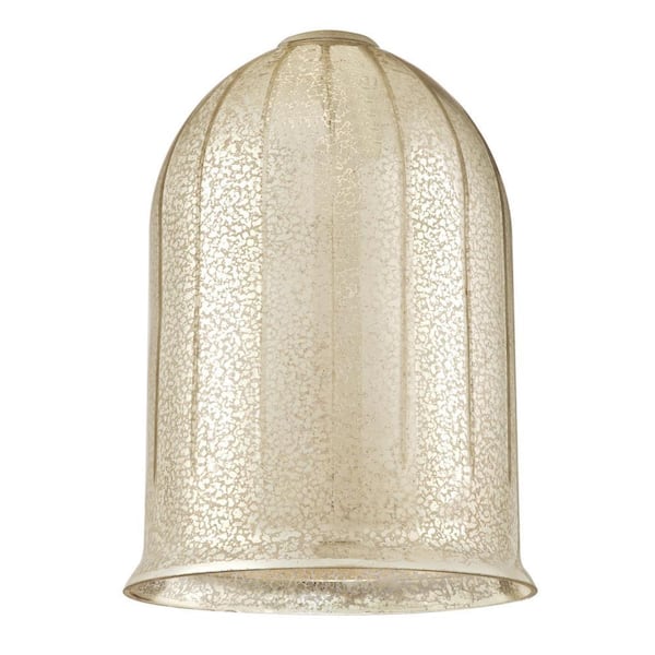 Westinghouse 10-1/8 in. Antique Mirror Bell Shade with 2-1/4 in. Fitter and 7-1/4 in. Width