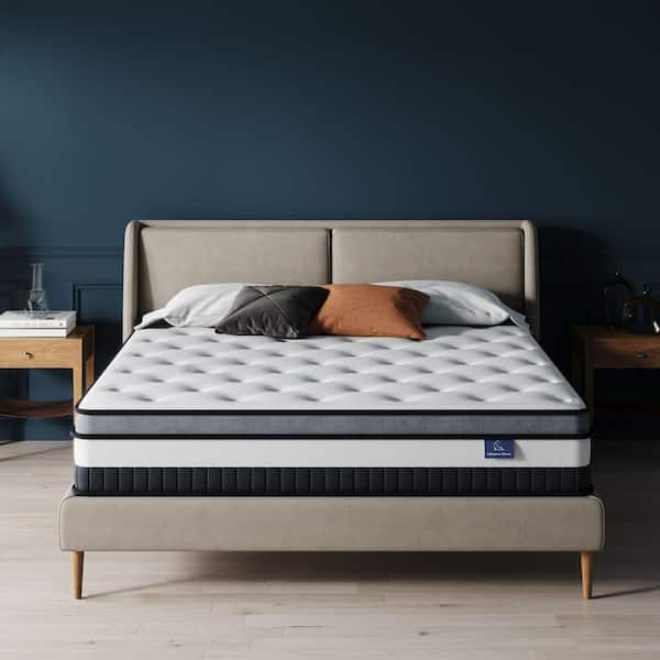 Vesgantti Box Top Series 10 in. Medium Firm Twin Pocket Spring Hybrid Mattress