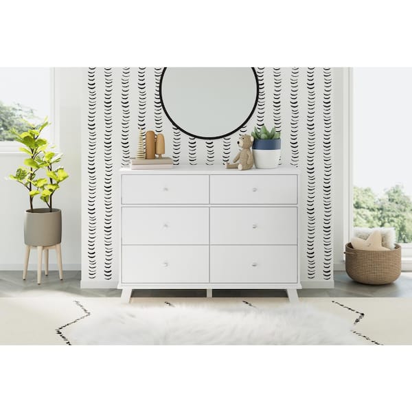 Storkcraft white sales dresser