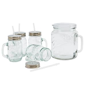 Mason Craft and More 14-Piece Glass Drinkware Set