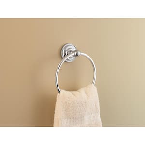Redmond Towel Ring in Chrome