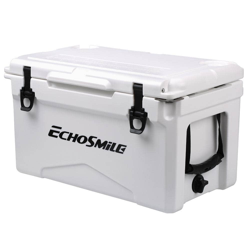 ITOPFOX 30 qt. Outdoor White Insulated Box Cooler with Stretch