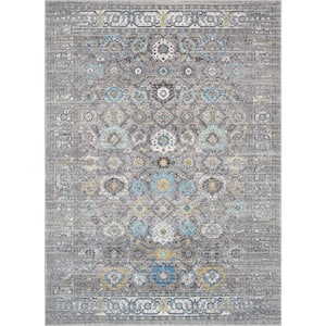 Chelsea Silver 9 ft. x 12 ft. Abstract Area Rug