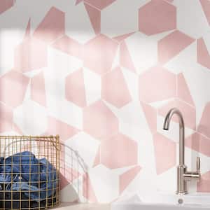 Eclipse Burst Blush 7.79 in. x 8.98 in. Matte Porcelain Floor and Wall Tile (9.03 sq. ft. / Case)