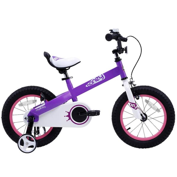 Royalbaby Honey Kid's Bike, Perfect Gift For Kid's, Boy's Bike, Girl's Bike, 12 in. Wheels in Lilac
