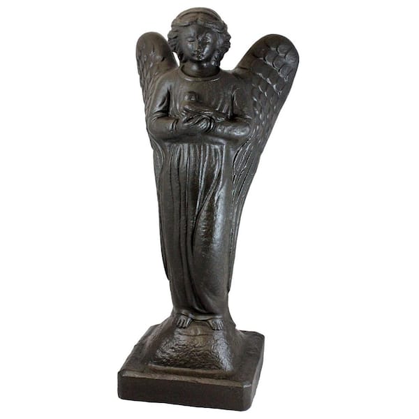 Emsco 30 in. Bronze Color Morning Angel Lawn and Garden Statue