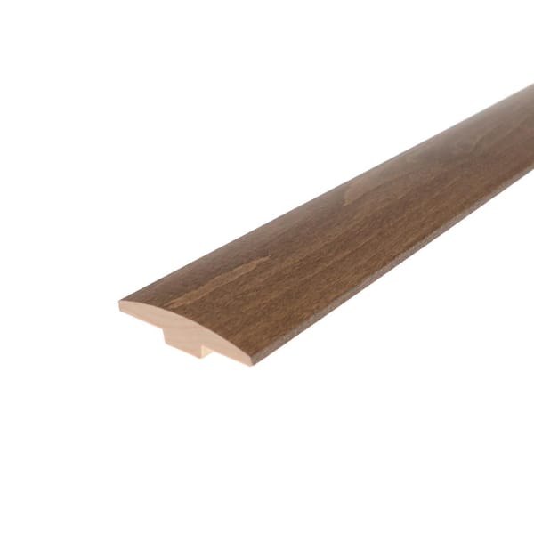 ROPPE Zultan 0.28 in. Thick x 2 in. Wide x 78 in. Length Wood T-Molding ...