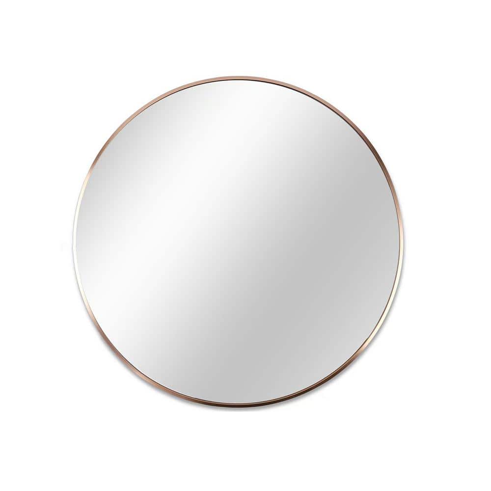 32 in. W x 32 in. H Round Frameless Anti-Fog LED Wall Mounted Bathroom Vani